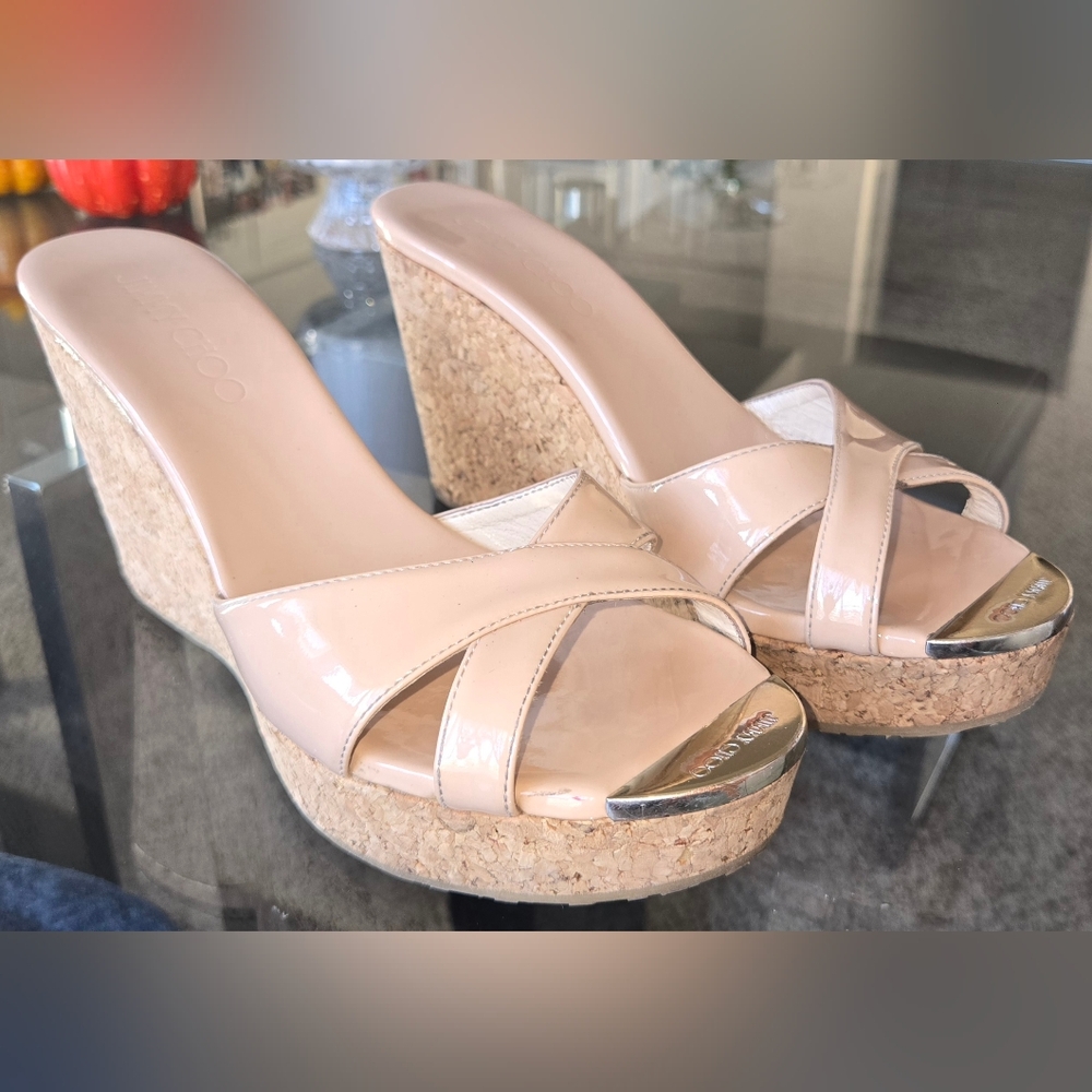 Jimmy Choo Cork Wedges